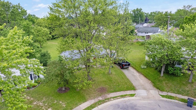 136 Ridgeview Ct, Johnstown, OH 43031 - drone / aerial view of a tree filled landscape