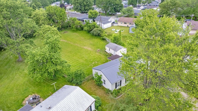 136 Ridgeview Ct, Johnstown, OH 43031 - aerial view of residential area with a tree filled landscape