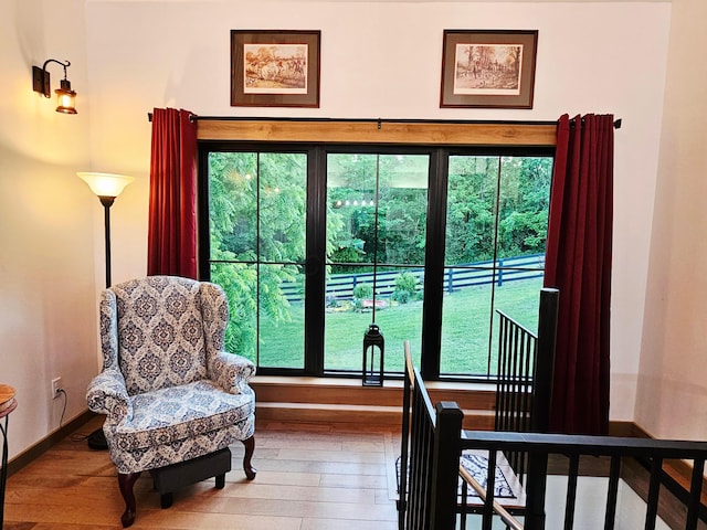 1240 Beath Ln, South Salem, OH 45681 - sitting room with wood-type flooring and plenty of natural light