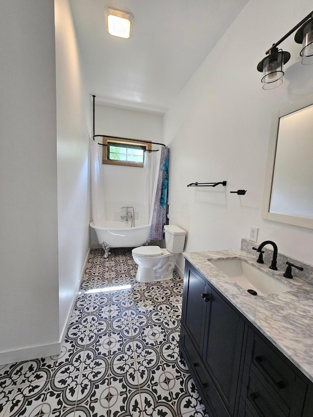 1240 Beath Ln, South Salem, OH 45681 - full bath featuring vanity and shower / tub combo with curtain