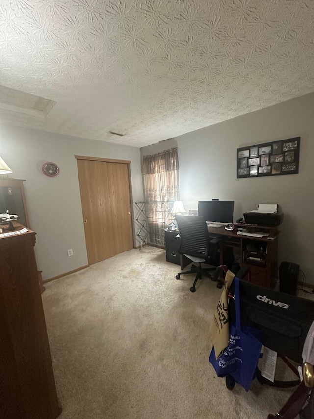 5393 Blanchard Dr, Canal Winchester, OH 43110 - office space with carpet flooring and a textured ceiling