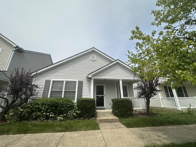 5393 Blanchard Dr, Canal Winchester, OH 43110 - view of front facade featuring covered porch