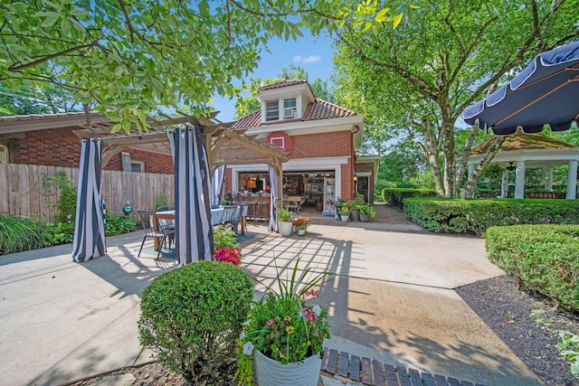 2465 E Broad St, Bexley, OH 43209 - view of patio / terrace featuring a pergola