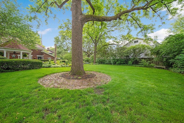 2465 E Broad St, Bexley, OH 43209 - view of yard featuring a ceiling fan