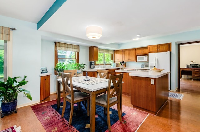 1133 Rockport Ln, Columbus, OH 43235 - dining space with light wood-type flooring and recessed lighting