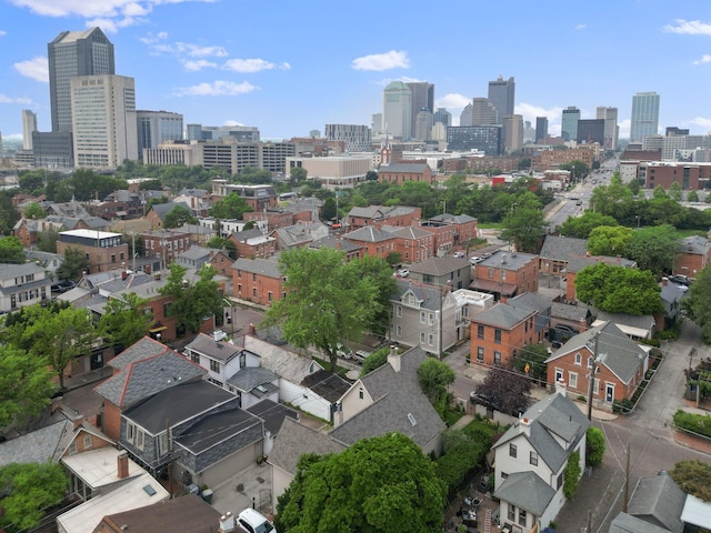 161 Jackson St, Columbus, OH 43206 - bird's eye view of city skyline
