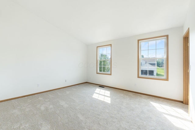 113 Olentangy Meadows Dr, Lewis Center, OH 43035 - empty room featuring carpet and vaulted ceiling