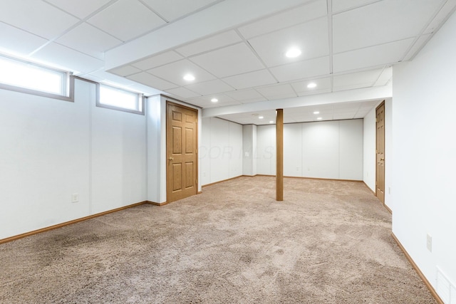 113 Olentangy Meadows Dr, Lewis Center, OH 43035 - below grade area featuring carpet and recessed lighting