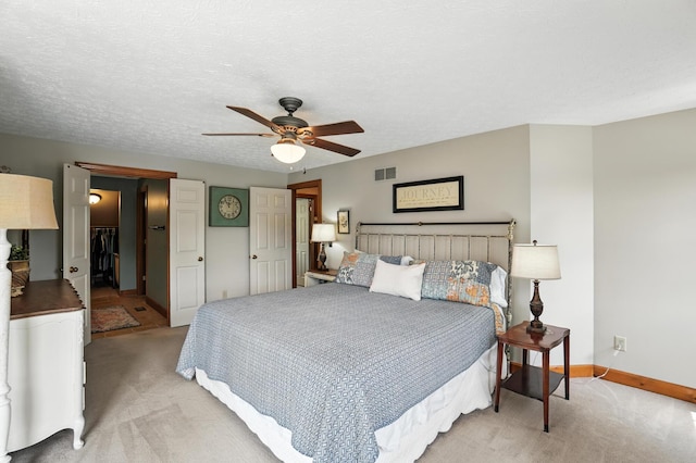 1482 Buckpoint Ln, Worthington, OH 43085 - bedroom with carpet and ceiling fan
