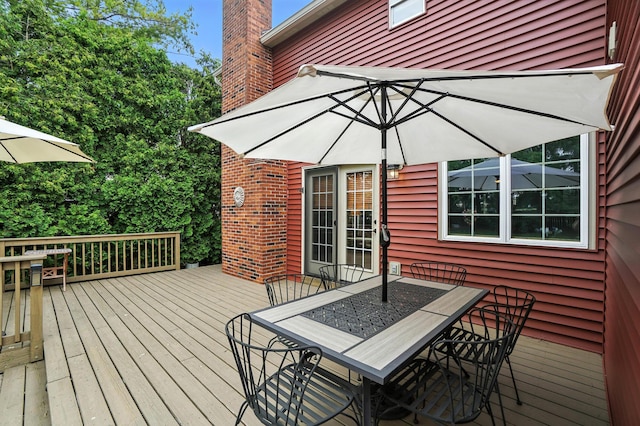 1482 Buckpoint Ln, Worthington, OH 43085 - deck featuring outdoor dining area