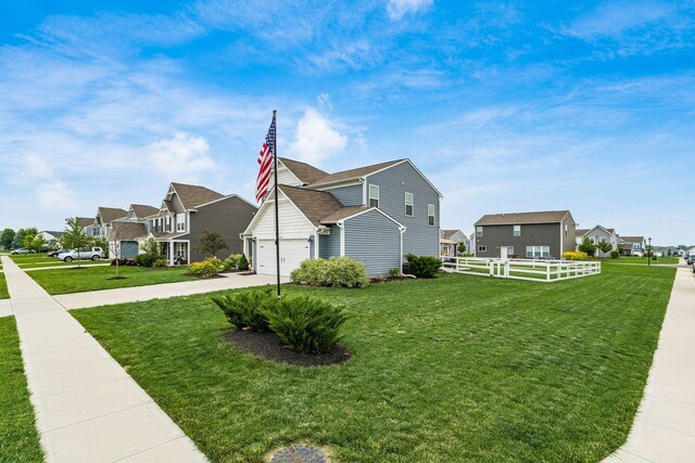 5070 River Bend Dr, South Bloomfield, OH 43103 - view of side of home with a residential view and driveway