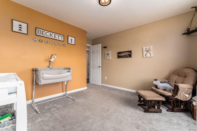 5070 River Bend Dr, South Bloomfield, OH 43103 - living area with carpet floors and baseboards