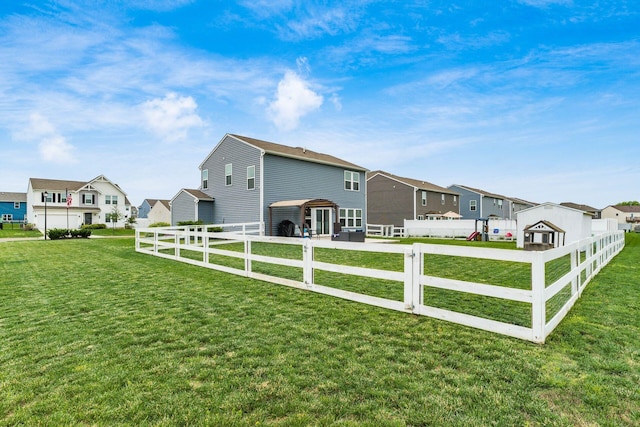 5070 River Bend Dr, South Bloomfield, OH 43103 - rear view of property with a residential view