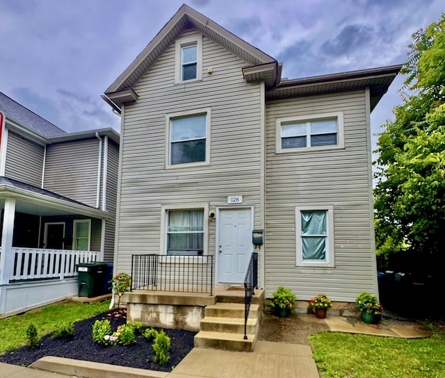 126 E 6th Ave Unit 126, Columbus, OH 43201 - view of front of house with covered porch