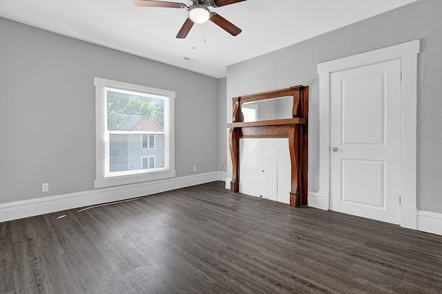 126 E 6th Ave Unit 126, Columbus, OH 43201 - unfurnished bedroom featuring wood finished floors and ceiling fan