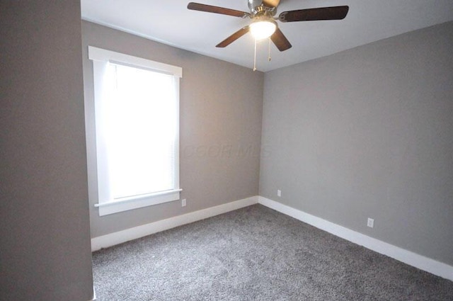 126 E 6th Ave Unit 126, Columbus, OH 43201 - unfurnished room with carpet and ceiling fan