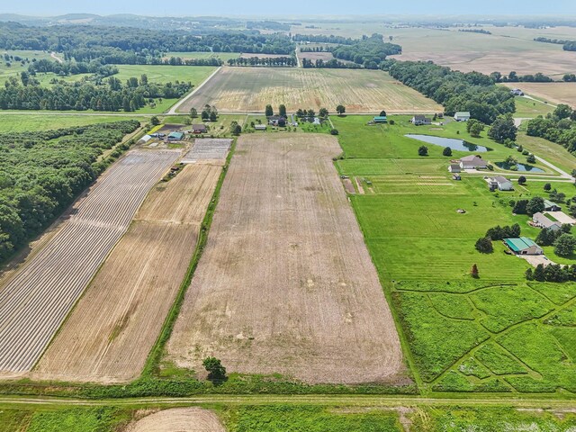 6281 Davis Dr, Newark, OH 43056 - aerial view of sparsely populated area with farmland