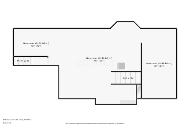 6281 Davis Dr, Newark, OH 43056 - view of floor plan / room layout
