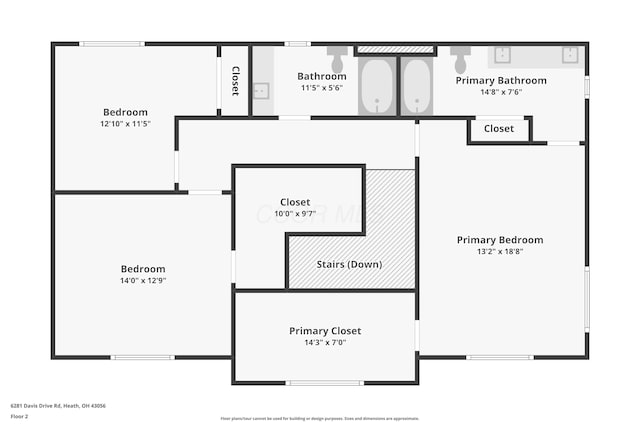 6281 Davis Dr, Newark, OH 43056 - view of home floor plan