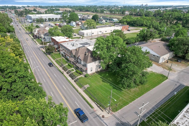 611 E 11th Ave, Columbus, OH 43211 - aerial perspective of suburban area with a tree filled landscape
