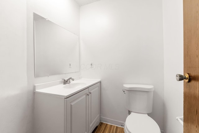5198 Dierker Rd Unit D, Columbus, OH 43220 - bathroom with vanity and wood finished floors