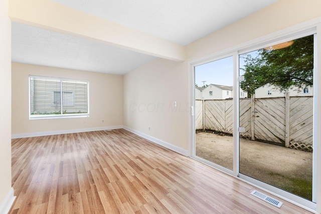 5198 Dierker Rd Unit D, Columbus, OH 43220 - unfurnished room with light wood-type flooring and baseboards