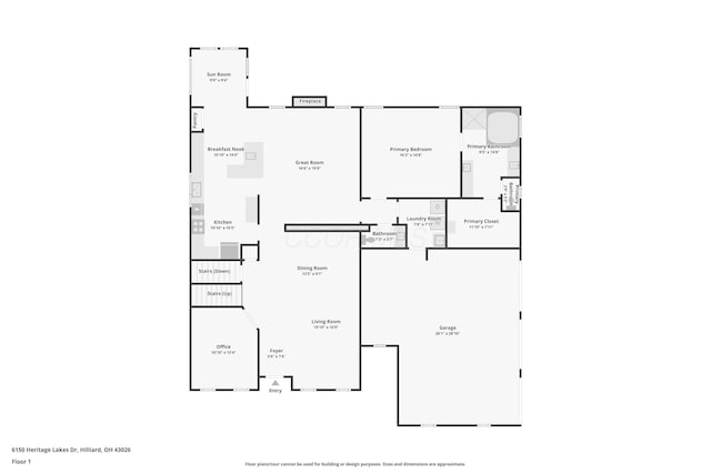 6150 Heritage Lakes Dr, Hilliard, OH 43026 - view of home floor plan