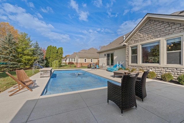 6037 Baronscourt Way, Dublin, OH 43016 - view of pool with a patio area