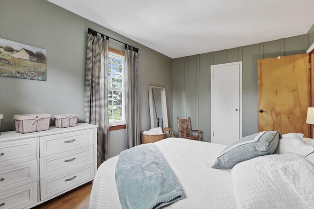 17519 Thompson Ridge Rd, Laurelville, OH 43135 - bedroom with dark wood-type flooring