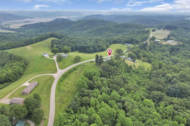 17519 Thompson Ridge Rd, Laurelville, OH 43135 - aerial view of property and surrounding area with rural landscape