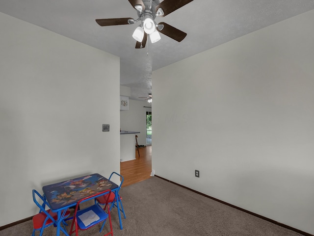 566 Deanna Stroll Rd, Heath, OH 43056 - playroom with ceiling fan and carpet flooring