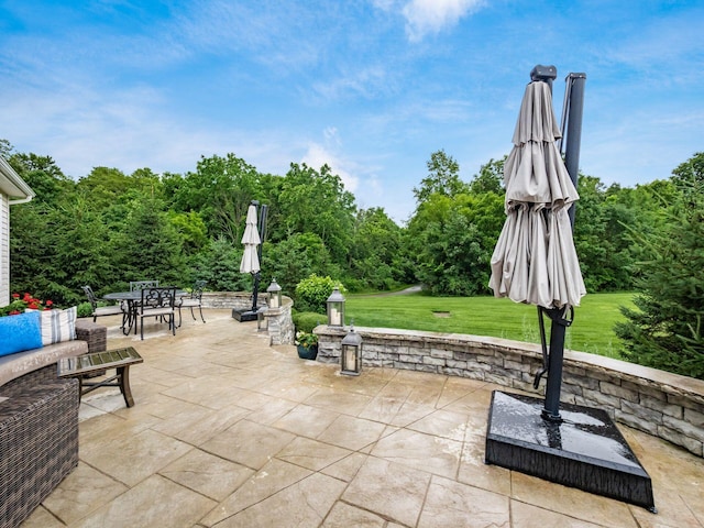 8105 Jitterbug Ln, Pickerington, OH 43147 - view of patio featuring outdoor dining space