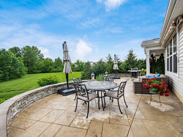 8105 Jitterbug Ln, Pickerington, OH 43147 - view of patio featuring outdoor dining area
