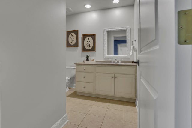 4329 Wyandotte Woods Blvd, Dublin, OH 43016 - bathroom featuring tile patterned floors and vanity