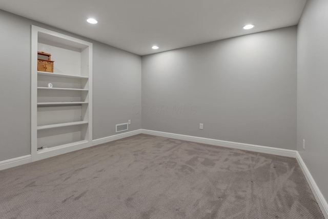 4329 Wyandotte Woods Blvd, Dublin, OH 43016 - carpeted empty room featuring baseboards and recessed lighting