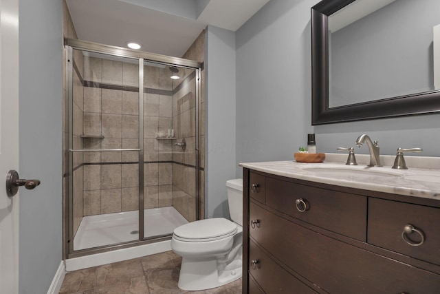 4329 Wyandotte Woods Blvd, Dublin, OH 43016 - full bathroom with vanity and a stall shower