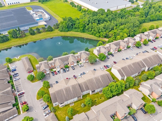 786 Spring Valley Dr, Lewis Center, OH 43035 - aerial view of residential area featuring a large body of water