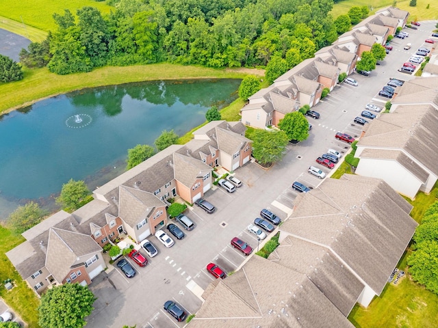 786 Spring Valley Dr, Lewis Center, OH 43035 - aerial view of residential area with a large body of water