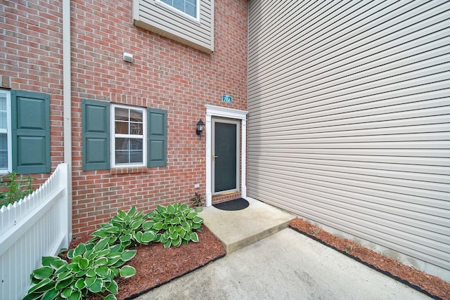 786 Spring Valley Dr, Lewis Center, OH 43035 - doorway to property with brick siding