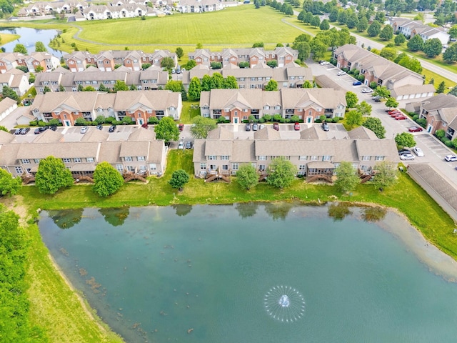 786 Spring Valley Dr, Lewis Center, OH 43035 - aerial view of residential area with a large body of water