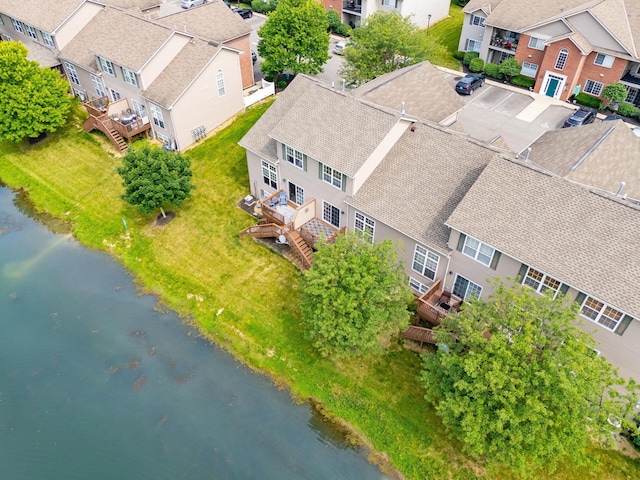 786 Spring Valley Dr, Lewis Center, OH 43035 - aerial perspective of suburban area featuring a nearby body of water