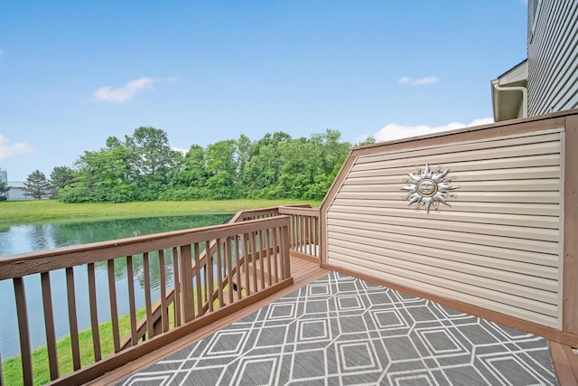 786 Spring Valley Dr, Lewis Center, OH 43035 - deck featuring a water view