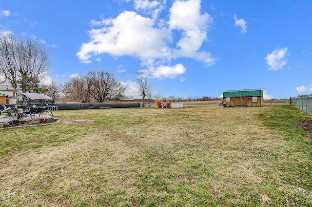 1849 Old Springfield Rd, New Holland, OH 43145 - view of yard featuring an outbuilding