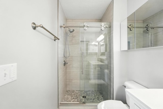 5632 Middle Falls St, Dublin, OH 43016 - bathroom featuring a shower stall and vanity