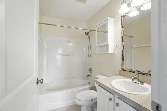 5632 Middle Falls St, Dublin, OH 43016 - full bathroom featuring vanity, bathing tub / shower combination, and tile patterned flooring