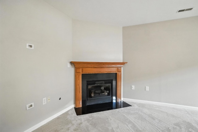 5632 Middle Falls St, Dublin, OH 43016 - detailed view of carpet and a fireplace with flush hearth