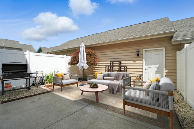 5632 Middle Falls St, Dublin, OH 43016 - view of patio featuring an outdoor hangout area