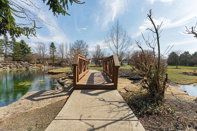 6057 Lakes At Taylor Station Dr, Columbus, OH 43213 - dock area with a water view