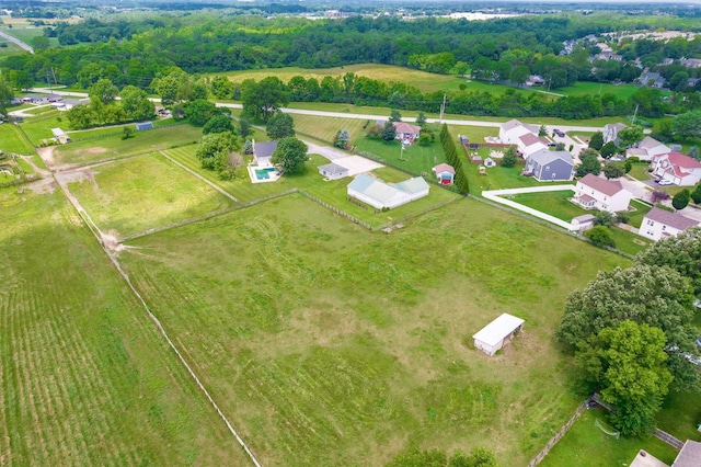 4909 Bixby Rd, Groveport, OH 43125 - aerial view of property and surrounding area featuring rural landscape