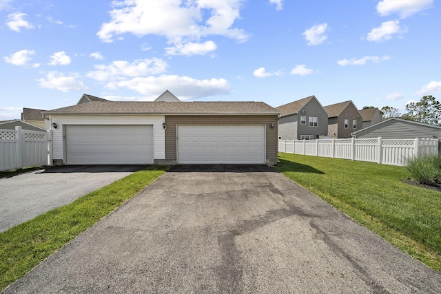 6067 Hayden Farms Rd, Dublin, OH 43016 - view of front of home with a garage and a residential view
